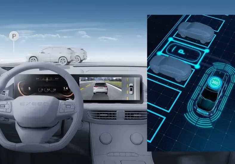 HD 540° round view camera