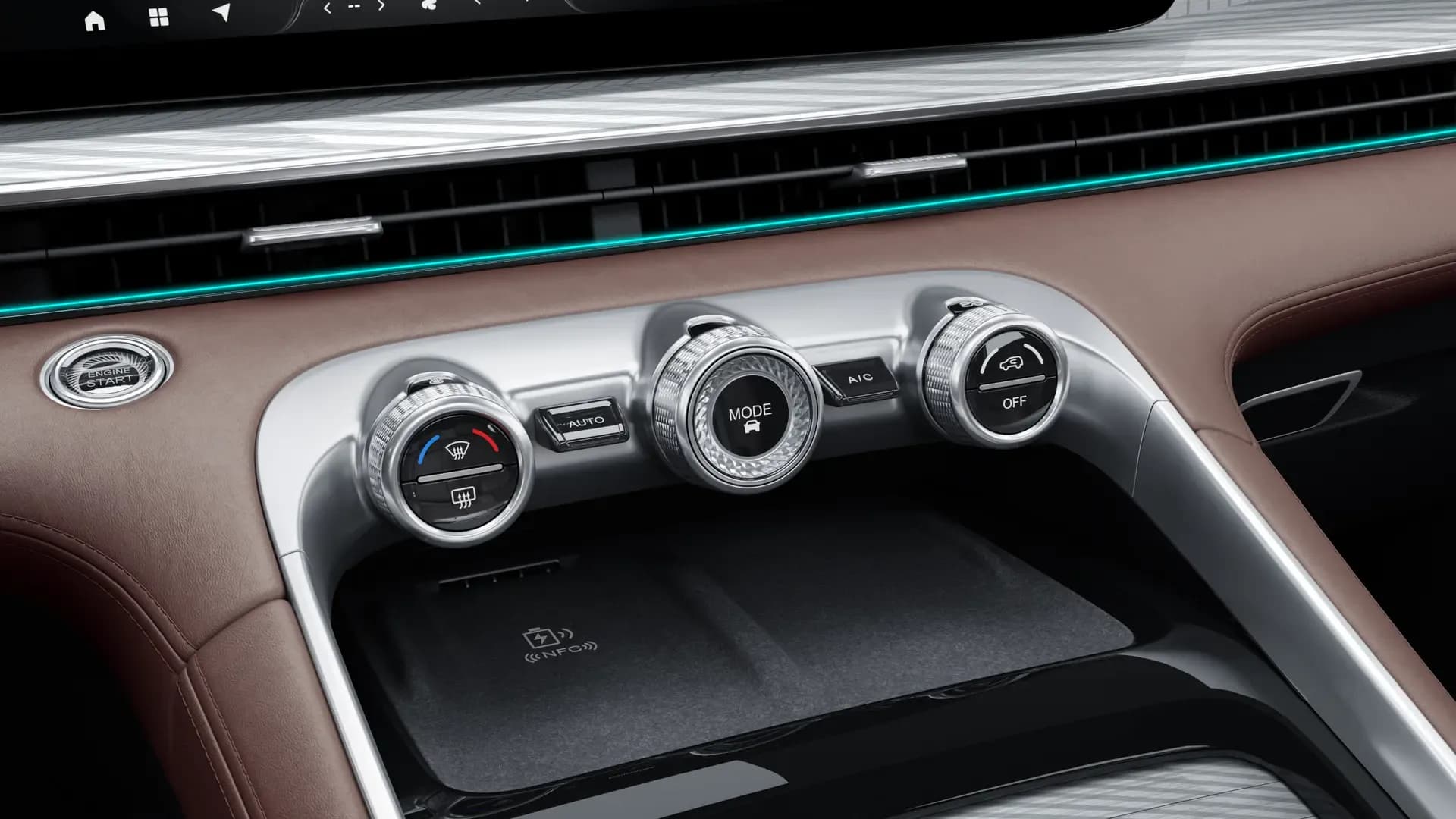 Electric A/C Dual Zone + Front seats ventilation